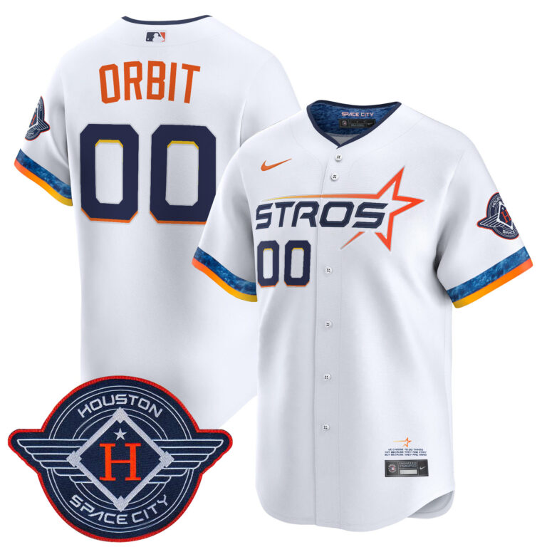 Men Custom Houston Astros white 2025 City Connect Vapor Limited Stitched Jersey->customized mlb jersey->Custom Jersey